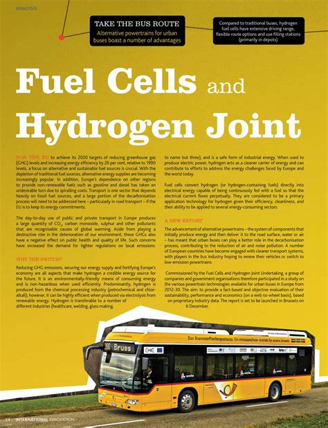 the fuel cells and hydrogen joint undertaking